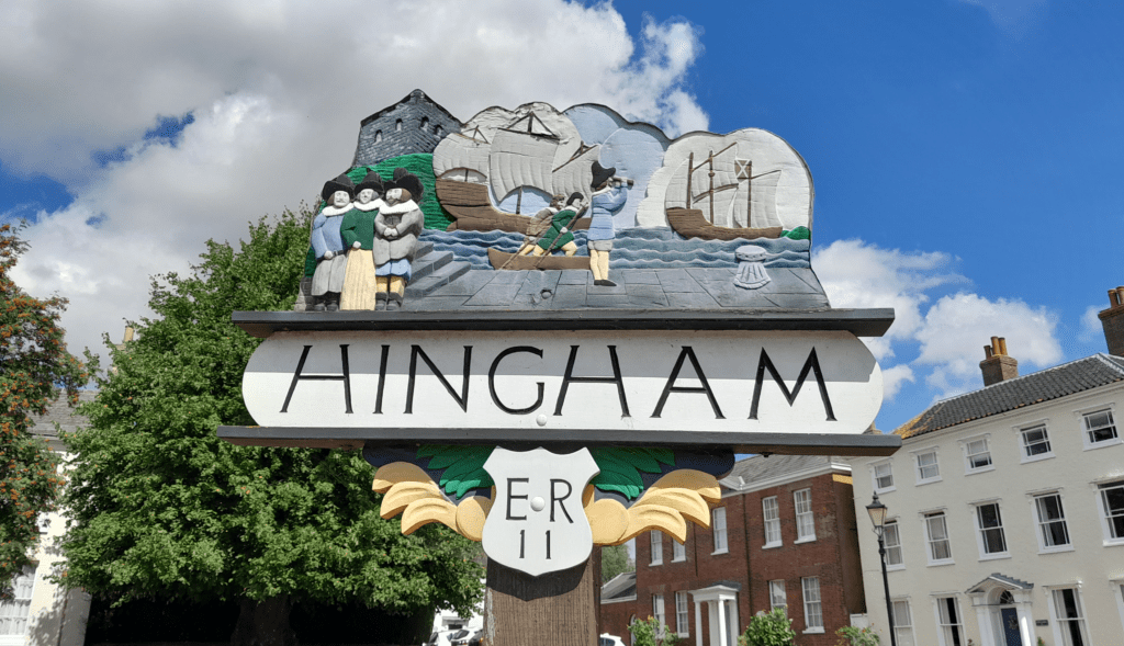 Hingham Town Sign